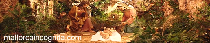 Christmas Nativity scene in Mallorca