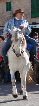 A horseman at the San Antonio Parade