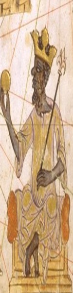Mansa Musa, African king of Mali, from the Catalan Atlas